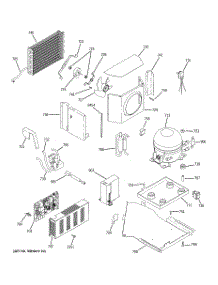 02 - Sealed System & Mother Board parts for Ge Refrigerator ZISB480DRH from AppliancePartsPros.com