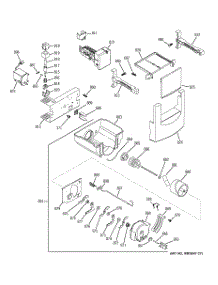 06 - Ice Maker & Dispenser parts for Ge Refrigerator ZISB480DRA from AppliancePartsPros.com