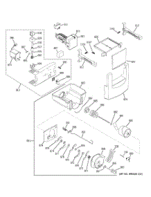 06 - Ice Maker & Dispenser parts for Ge Refrigerator ZISB480DXA from AppliancePartsPros.com