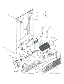 09 - Sealed System & Mother Board parts for Ge Refrigerator GCE23LHWGFWW from AppliancePartsPros.com
