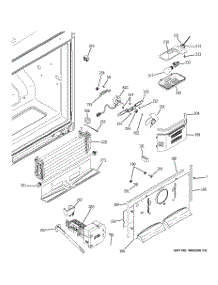 02 - Freezer Section parts for Ge Refrigerator GBSC0HCXARWW from AppliancePartsPros.com