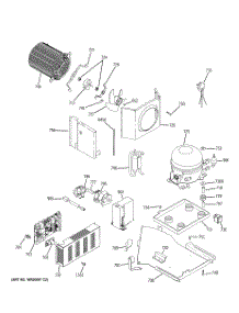 02 - Sealed System & Mother Board parts for Ge Refrigerator ZISS420NXASS from AppliancePartsPros.com