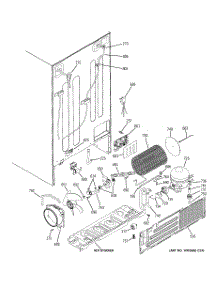 09 - Sealed System & Mother Board parts for Ge Refrigerator GSCS3PGXBFSS from AppliancePartsPros.com
