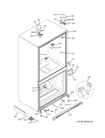 06 - Case Parts parts for Ge Refrigerator PFSF5NJXBBB from AppliancePartsPros.com