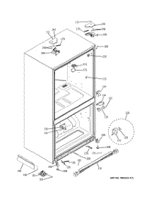 06 - Case Parts parts for Ge Refrigerator PFSF5PJXBWW from AppliancePartsPros.com