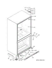 06 - Case Parts parts for Ge Refrigerator PDCS1NBXBRSS from AppliancePartsPros.com
