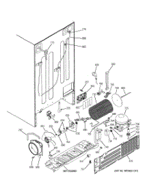 02 - Sealed System & Mother Board parts for Ge Refrigerator PSK29NHWGCWW from AppliancePartsPros.com