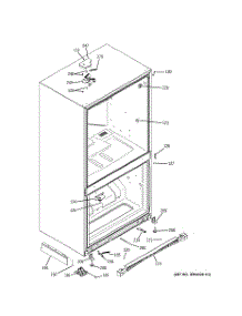 06 - Case Parts parts for Ge Refrigerator PDSS5NBXBLSS from AppliancePartsPros.com