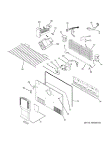 02 - Freezer Section parts for Ge Refrigerator GTS21KCXAWW from AppliancePartsPros.com