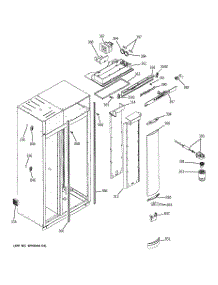 07 - Fresh Food Section parts for Ge Refrigerator ZISS420NRKSS from AppliancePartsPros.com