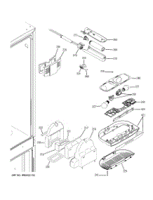 05 - Fresh Food Section parts for Ge Refrigerator PGCS1NFXASS from AppliancePartsPros.com