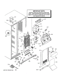 04 - Freezer Section parts for Ge Refrigerator PSK29NGNCCCC from AppliancePartsPros.com