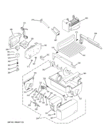07 - Ice Maker & Dispenser parts for Ge Refrigerator PSK27NHSECCC from AppliancePartsPros.com