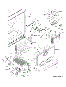 03 - Freezer Section parts for Ge Refrigerator PGSS5PJXASS from AppliancePartsPros.com