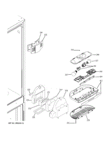04 - Fresh Food Section parts for Ge Refrigerator PDSF5NBXABB from AppliancePartsPros.com