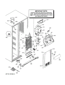 04 - Freezer Section parts for Ge Refrigerator PSK27SGSDCSS from AppliancePartsPros.com