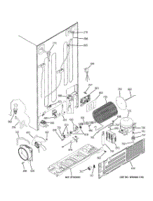 02 - Sealed System & Mother Board parts for Ge Refrigerator PCF23PGWCBB from AppliancePartsPros.com