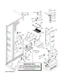 08 - Fresh Food Section parts for Ge Refrigerator PCF23RGWAWW from AppliancePartsPros.com