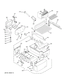 07 - Ice Maker & Dispenser parts for Ge Refrigerator PSK29NHSECCC from AppliancePartsPros.com