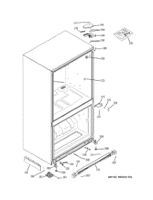 06 - Case Parts parts for Ge Refrigerator PDSF5NBWABB from AppliancePartsPros.com
