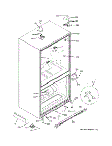 07 - Case Parts parts for Ge Refrigerator PGSS5NFXASS from AppliancePartsPros.com
