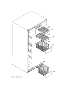 05 - Freezer Shelves parts for Ge Refrigerator PSK27MGSDCCC from AppliancePartsPros.com