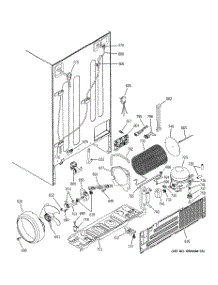 02 - Sealed System & Mother Board parts for Ge Refrigerator PCK23NHMAFWW from AppliancePartsPros.com