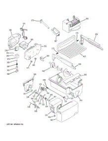 07 - Ice Maker & Dispenser parts for Ge Refrigerator PSK29NGSECCC from AppliancePartsPros.com