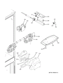 05 - Fresh Food Section parts for Ge Refrigerator PGCS1PJXASS from AppliancePartsPros.com