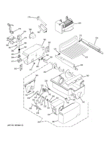 07 - Ice Maker & Dispenser parts for Ge Refrigerator PCK23NHSBFCC from AppliancePartsPros.com