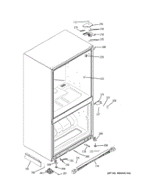 06 - Case Parts parts for Ge Refrigerator PDSE5NBWBDSS from AppliancePartsPros.com