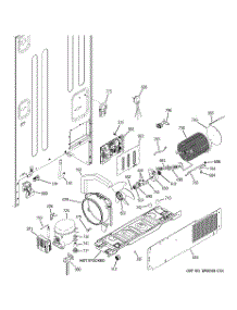 07 - Machine Compartment parts for Ge Refrigerator PFSE5NJWBDBB from AppliancePartsPros.com