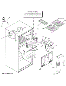 02 - Freezer Section parts for Ge Refrigerator GTH18ISXARSS from AppliancePartsPros.com