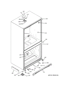 06 - Case Parts parts for Ge Refrigerator PDSE5NBWBJSS from AppliancePartsPros.com