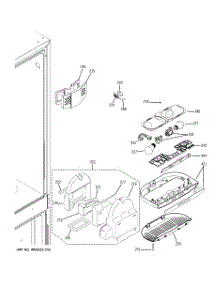 04 - Fresh Food Section parts for Ge Refrigerator PDCE1NBWADBB from AppliancePartsPros.com
