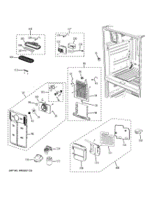 06 - Fresh Food Section parts for Ge Refrigerator PFSF6PKWBWW from AppliancePartsPros.com
