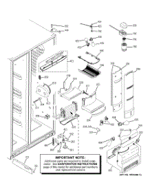 08 - Fresh Food Section parts for Ge Refrigerator PHE25PGTFFBB from AppliancePartsPros.com