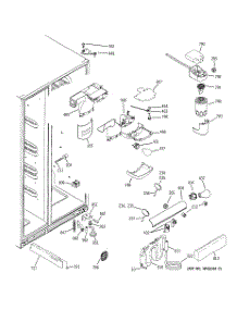 07 - Fresh Food Section parts for Ge Refrigerator DSHF5PGXAEWW from AppliancePartsPros.com