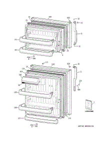 03 - Unit Parts parts for Ge Refrigerator GTS18GBSBRBB from AppliancePartsPros.com