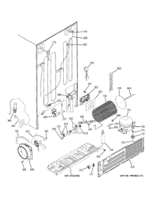 02 - Sealed System & Mother Board parts for Ge Refrigerator PSS26PSSBSS from AppliancePartsPros.com