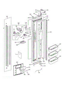 Freezer Door parts for Ge Refrigerator PSB42LGRWV from AppliancePartsPros.com