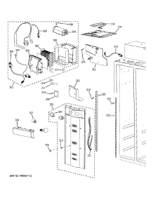 Freezer Section parts for Ge Refrigerator PSB42LGRWV from AppliancePartsPros.com