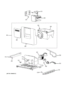 Ice Maker & Dispenser parts for Ge Refrigerator PSB42LGRWV from AppliancePartsPros.com