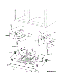 Cabinet parts for Ge Refrigerator PSB42LGRWV from AppliancePartsPros.com