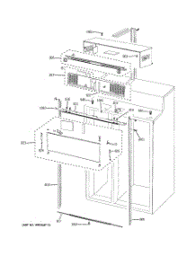 09 - Cabinet (1) parts for Ge Refrigerator PSB42LSRABV from AppliancePartsPros.com
