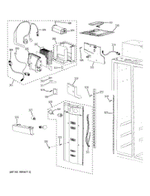 04 - Freezer Section parts for Ge Refrigerator PSB42LGRABV from AppliancePartsPros.com