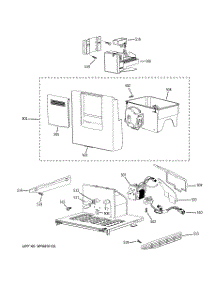 06 - Ice Maker & Dispenser parts for Ge Refrigerator PSB42LGRBBV from AppliancePartsPros.com