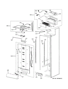 07 - Fresh Food Section parts for Ge Refrigerator PSB48LSRABV from AppliancePartsPros.com