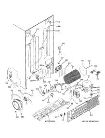 02 - Sealed System & Mother Board parts for Ge Refrigerator PJE25PGTAFKB from AppliancePartsPros.com