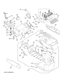 07 - Ice Maker & Dispenser parts for Ge Refrigerator PCT23SGRCSS from AppliancePartsPros.com